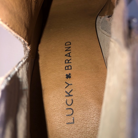 Lucky Brand Booties in tan color size 8.5 - Picture 9 of 9